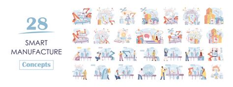 Manufacturing Process Vector Image 的图像结果