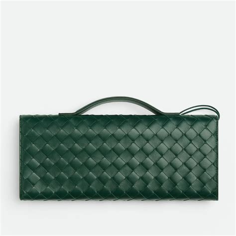 Alma Clutch Green Woven Bag | Vegan Leather Clutch – Carry City