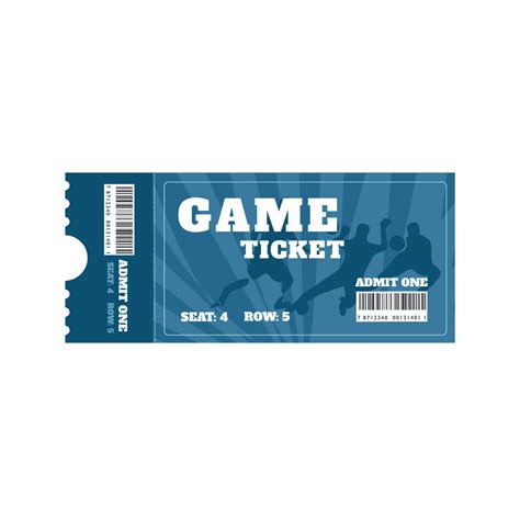 Printable Ticket Template