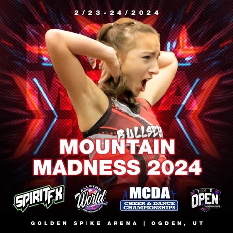 MCDA Mountain Madness Cheer Competition, Golden Spike Event Center ...