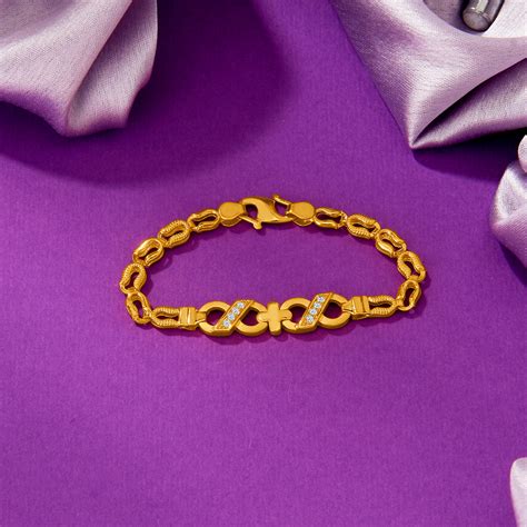 Glowing Joys Yellow Gold Kids Bracelet For Kids – PNG Jewellers
