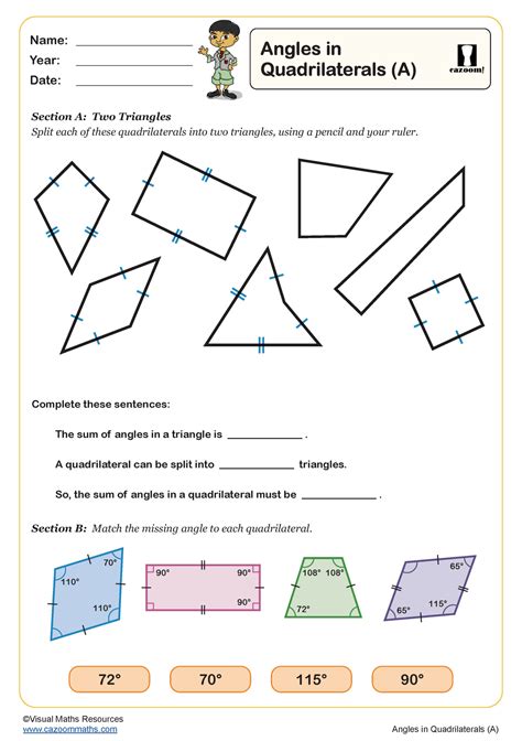 Properties of Quadrilateral Class 6 的图像结果