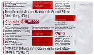 Cipdapla M 101000 Tablet 10 - Uses, Side Effects, Dosage, Price | Truemeds