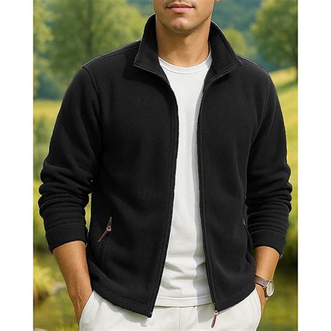 Men's Hiking Jacket Winter Coat Thermal Jacket Hiking Fleece Jacket ...