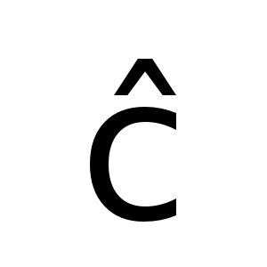 č | latin small letter c with caron | Times New Roman, Regular @ Graphemica