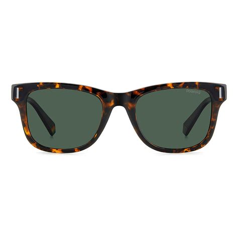 Buy Polaroid Unisex Green Rectangle Full Rim Sunglass (51) Online