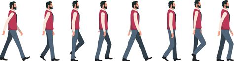 Image result for Simple Walking Frames Animation
