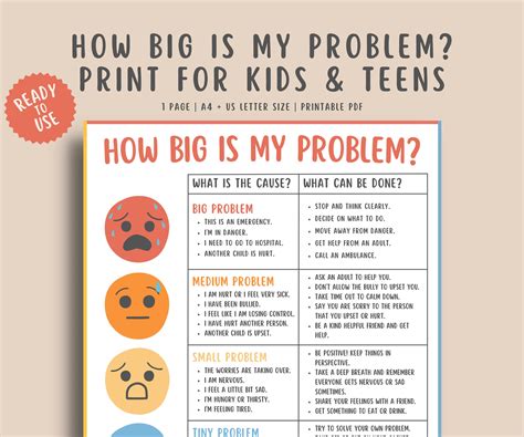 How Big Is My Problem, Size of the problem Poster – MindSpace