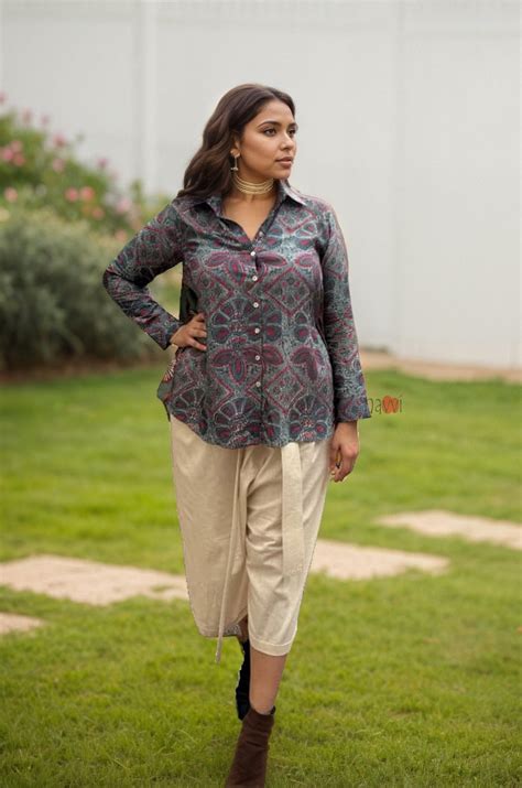Boho Chic Printed Shirt & Wide-Leg Culotte Set – Navvi.in