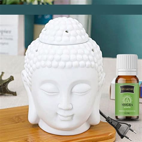 Divasense Electric Aroma Diffuser Oil Burner Night Lamp with Fragrance ...