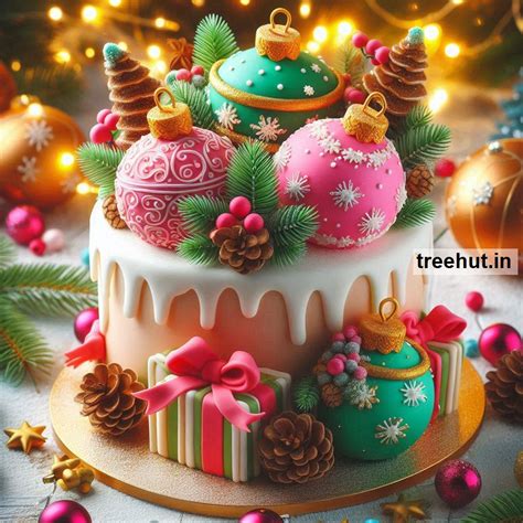 Christmas Baubles Cake Decoration Ideas with 80 Cake Decorating ...
