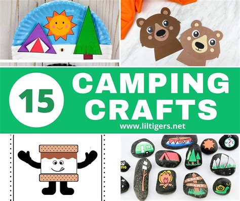 Kids Camping Crafts 的图像结果