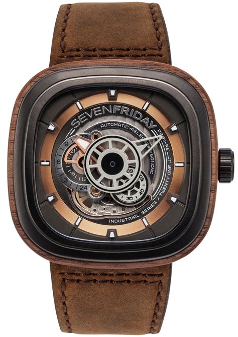 SevenFriday Watch Woody P2B/03 Limited Edition D P2B/03-W Watch