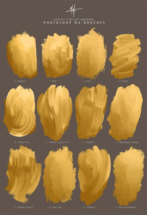 43+ Photoshop Oil Brushes Pack Psd