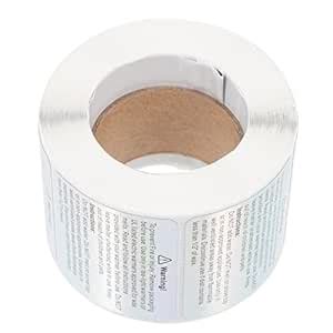THE MARS Roll of Candle Warning Labels Safety Alert Symbols Round Wax ...