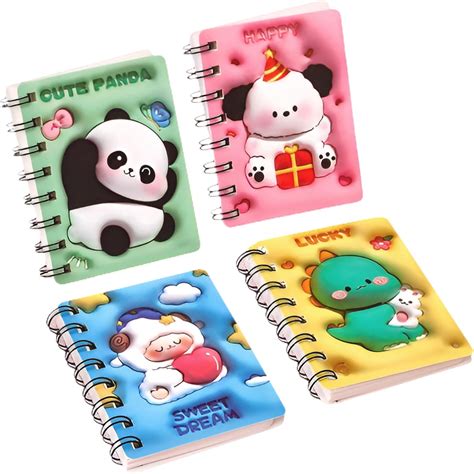 Amazon.com : Small Spiral Notebooks, A7 3x4" Pocket Mini Notebooks With ...