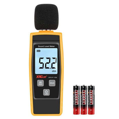 Decibel Meter Sound Level Reader 30-130dB(A), Hand-held Sound Noise ...