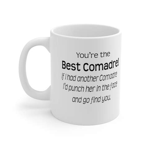 The Best Comadre Godmother in Spanish / Best Gift Mug For | Etsy