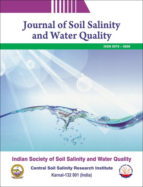 Journal of Soil Salinity and Water Quality