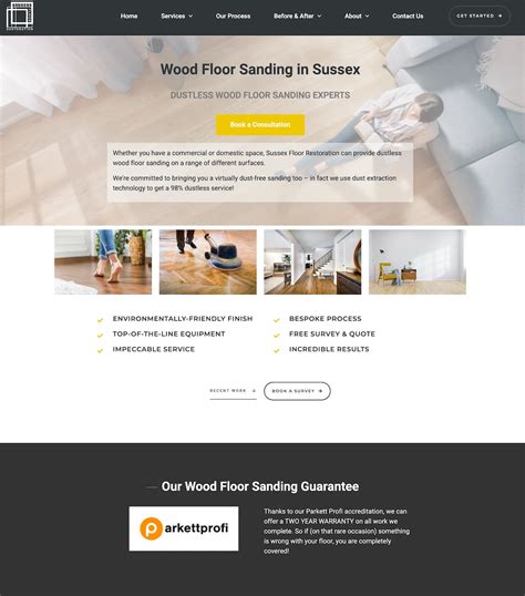 Sussex Floor Restoration | SEO PPC Agency Sussex | Growth by Design