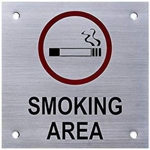 ArtLab Sign I Smoking Permitted I Smoking Area I Office Sign I ...