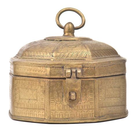 Bronze Round Storage Box