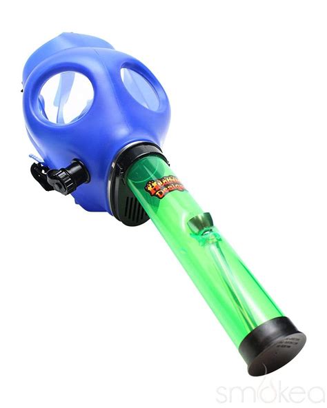 Shop The Headway Gas Mask Bong in Acrylic | SMOKEA™