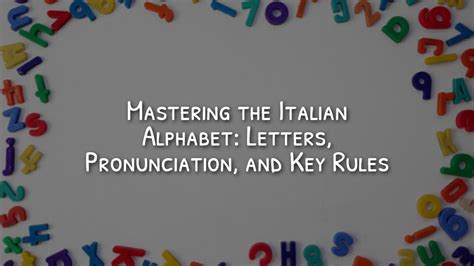 Image result for Learn Italian Alphabet