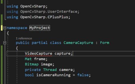 Create Camera App Visual Studio .Net C 的图像结果