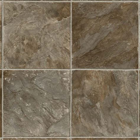 IVC 13.167-ft W Condor Slate 586 Stone Low-Gloss Finish Sheet Vinyl at ...