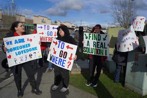 Bellingham homeless protest proposed clearing of local camp ...