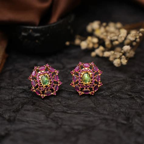 Antique Stud Earrings | Shop Earrings for Girls and Women Online