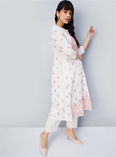 Buy Women Embroidered A-Line Kurta Online at just Rs. 899.0 ...