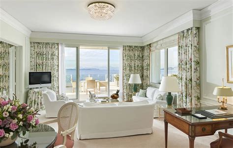 Wallpaper room, France, interior, the hotel, terrace, Cote d'azur ...