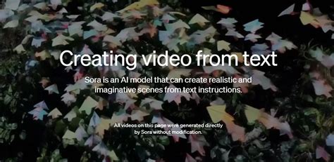Openai Sora 的图像结果