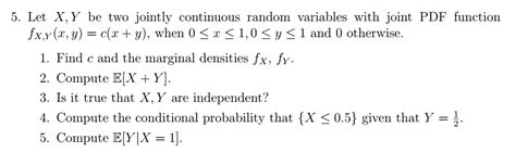 Image result for Jointly Continuous Random Variables
