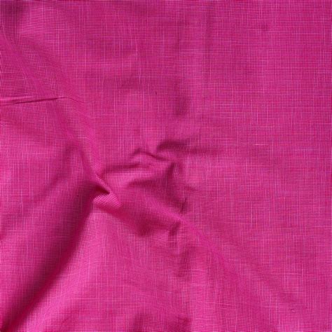 Pure Cotton Mini Pink Small Checks Fabric – Sanskruti