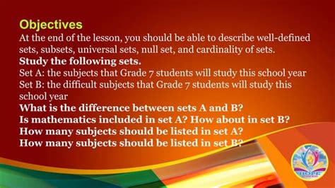 Image result for Math Lesson On Sets