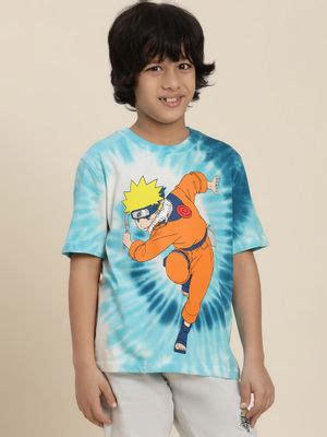 Buy Kidsville Naruto Printed Relaxed Fit T-Shirt for Boys Online