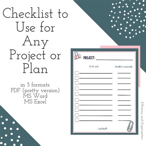Image result for Project Plan Checklist