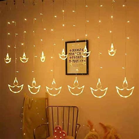 Buy Quace 12 Stars Curtain String Lights, Window Curtain Lights with 8 ...
