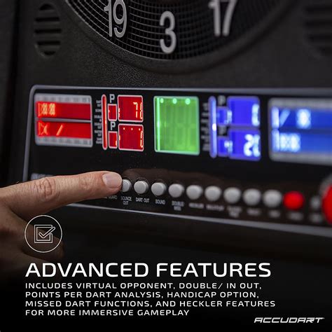 Accudart Apollo Electronic Dartboard Cabinet | Academy