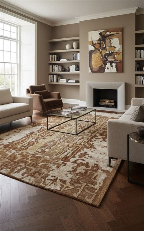 Earthline Modern Abstract Handtufted Woollen Rug – Karmakriti India