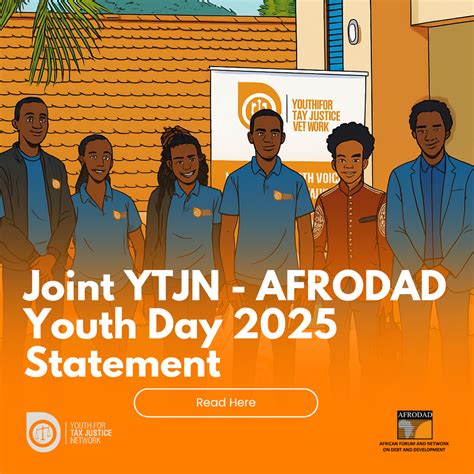 International Youth Day 2025 solidarity statement - Youth for Tax ...