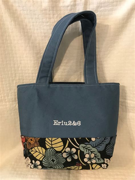 【Eriu 2&6オリジナルグッズ】トートバッグ ブルー | izumixx