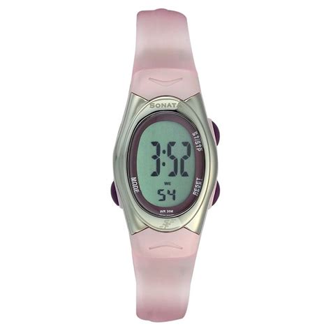 Buy Online Sonata Digital Dial Strap Watch for Women - 8934pp01 | Sonata