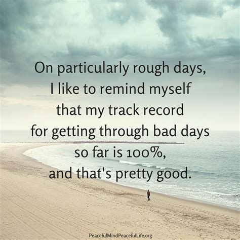 "On particularly rouch days, I like to remind myself that my track ...