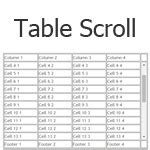Image result for Scrolling Table