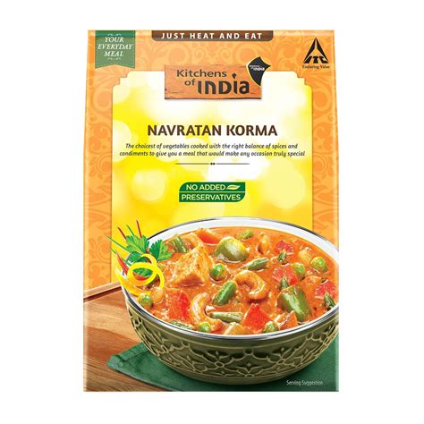 Kitchens of India Navratan Korma, ITC Ready to Eat Indian Food, Just ...
