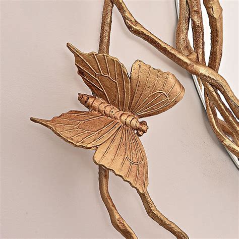 Butterfly Wall Mirror - 100% Made From Brass – Artcraft